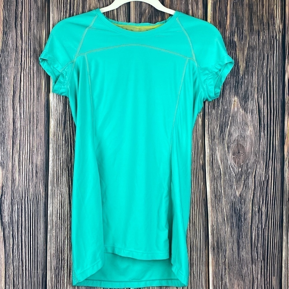 Woman’s MPG Blue & Yellow Running Shirt- Size Medium